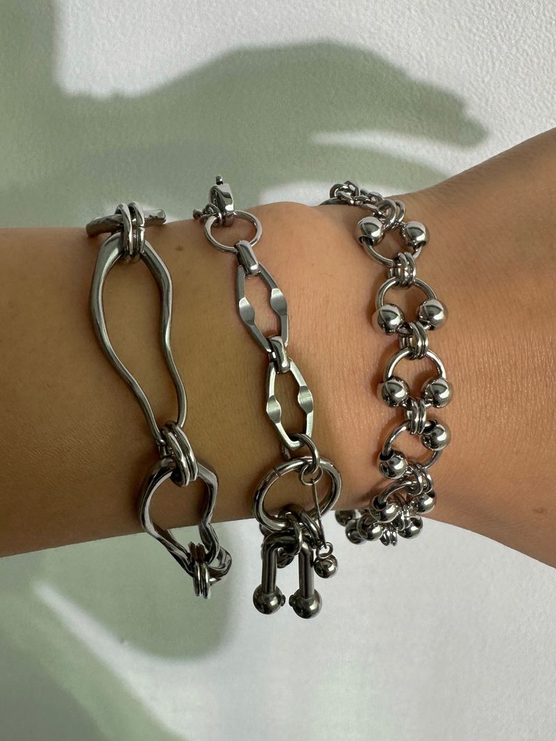 Flow Link Bracelet (size: 2type)