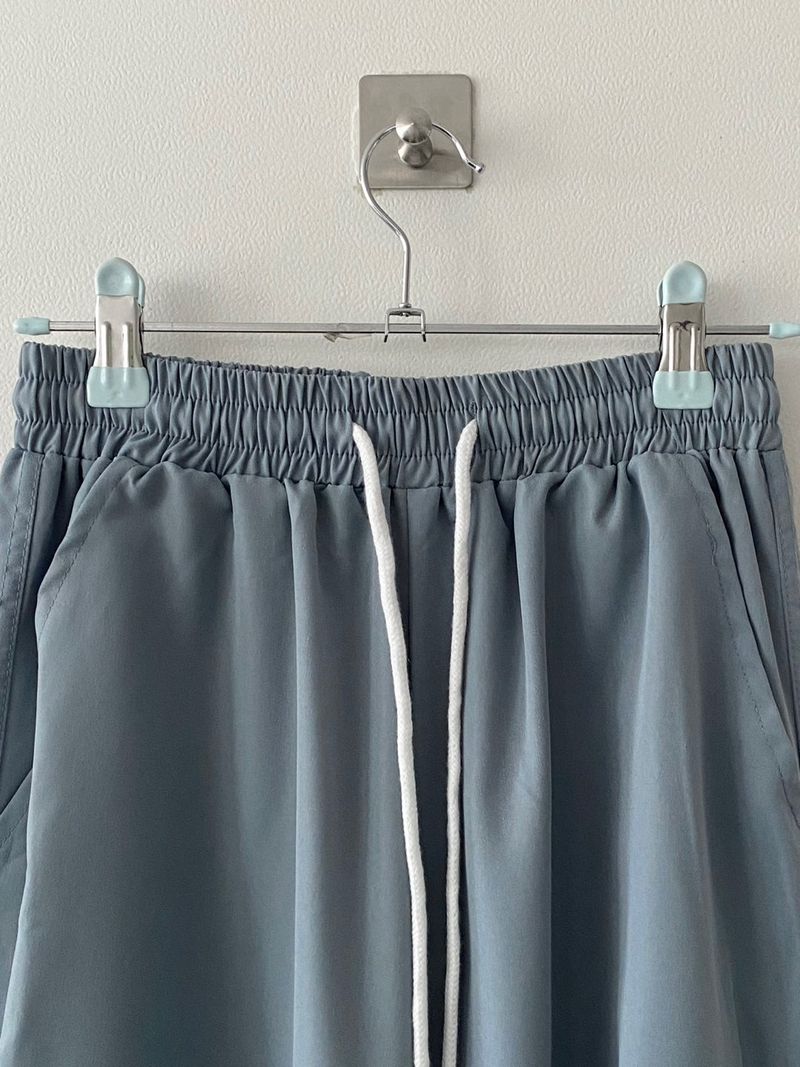 Crescent shirring cargo pants