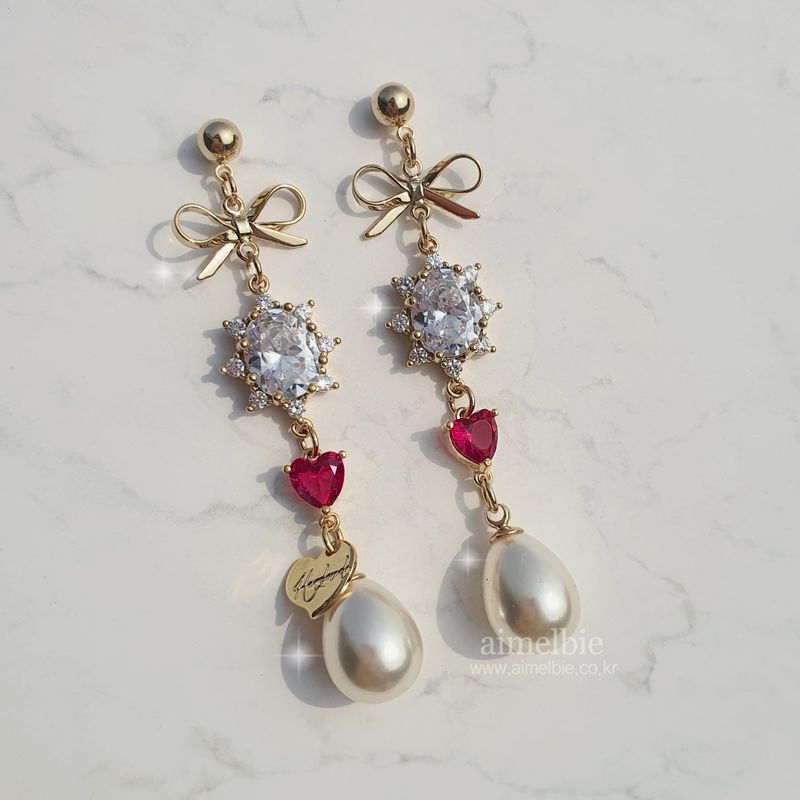 Heart Princess Earring