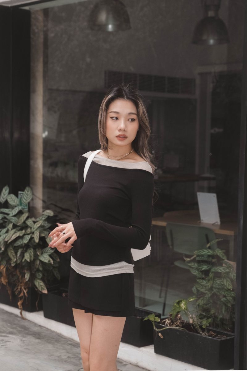 Sheer Layer Boatneck Top - 3 colours