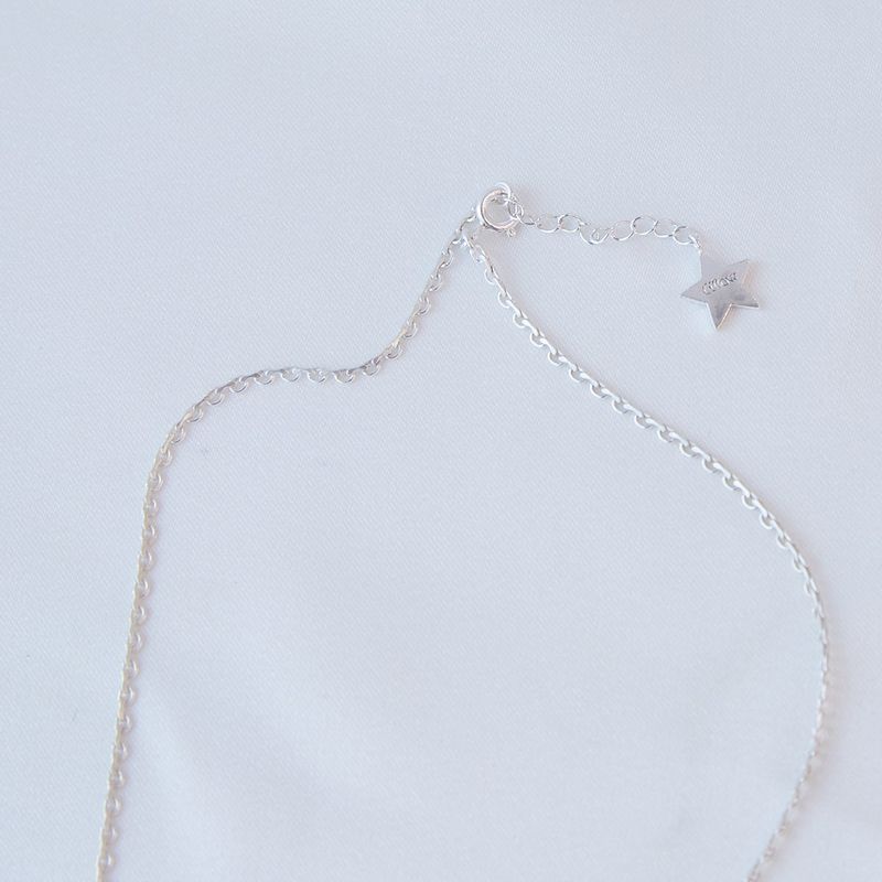puffy double heart necklace