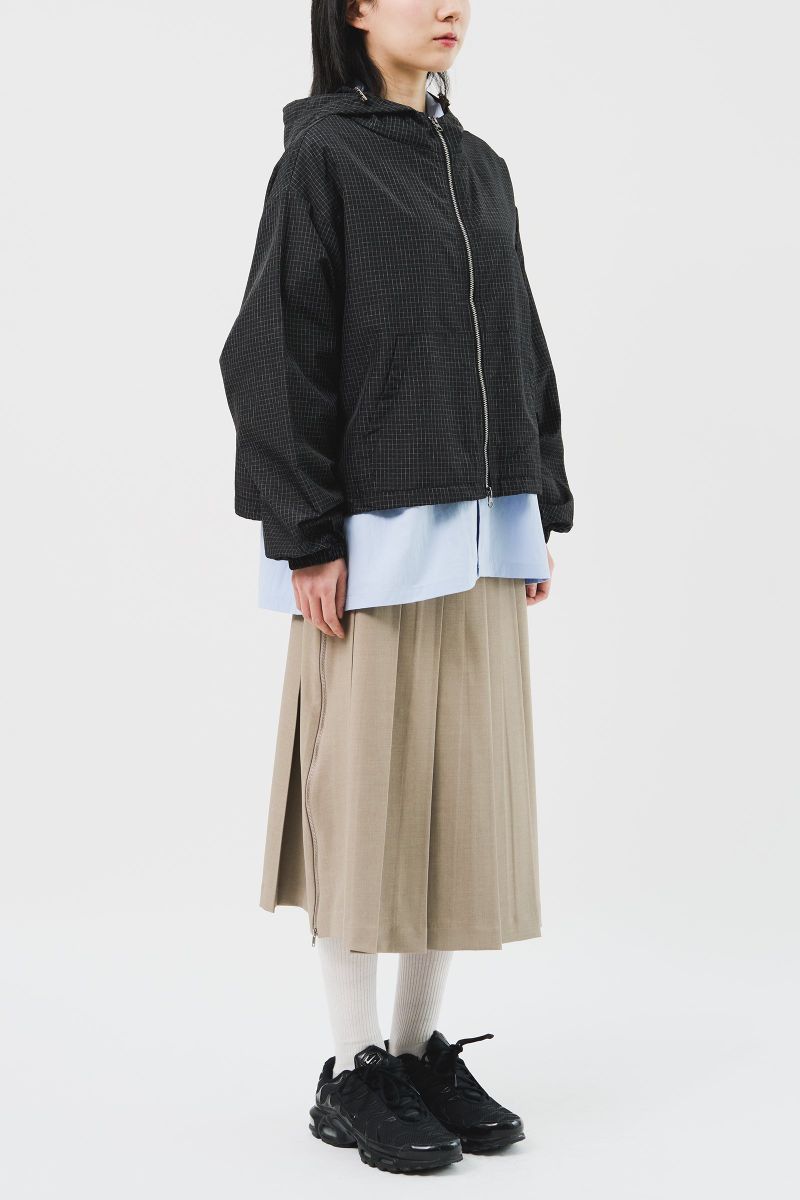Square Cropped Hooded Jacket (5color)