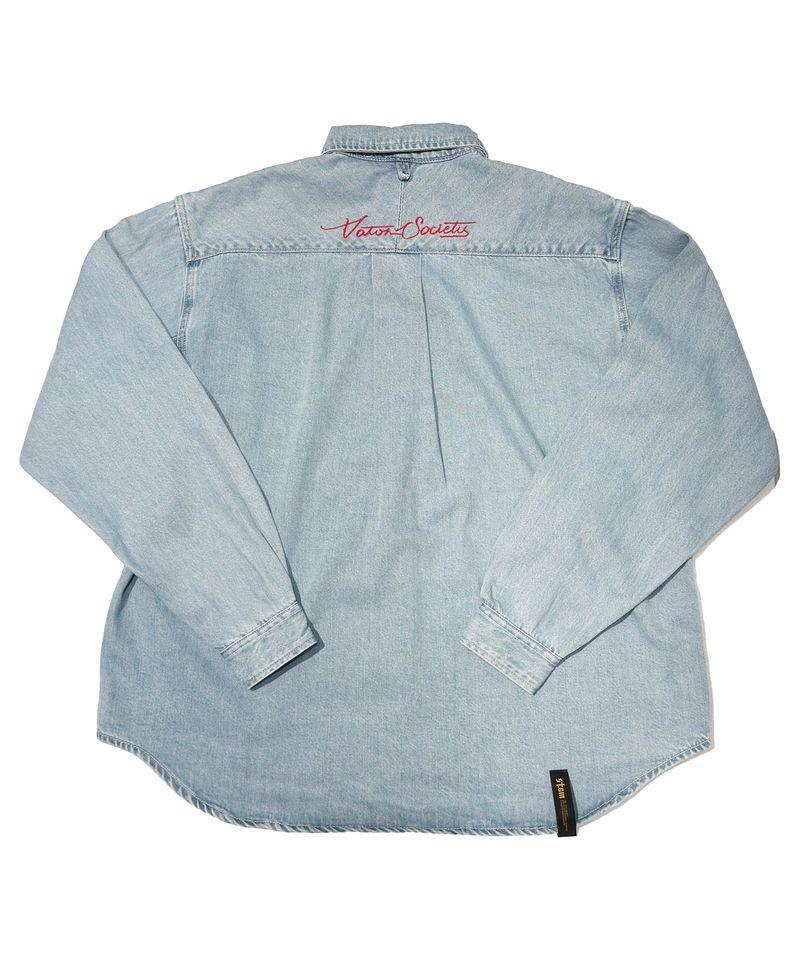 DENIM SHIRTS JACKET BLUE