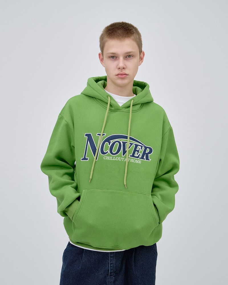SWING LOGO HOODIE - OLIVE GREEN