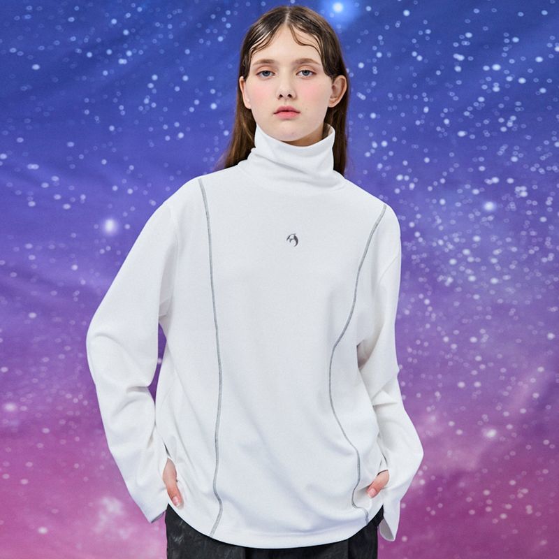 WaiKei(ワイケイ)の「Stitch line turtleneck tshirts(Tops)」