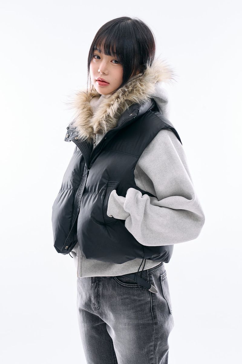Tierra Crop Padded Vest