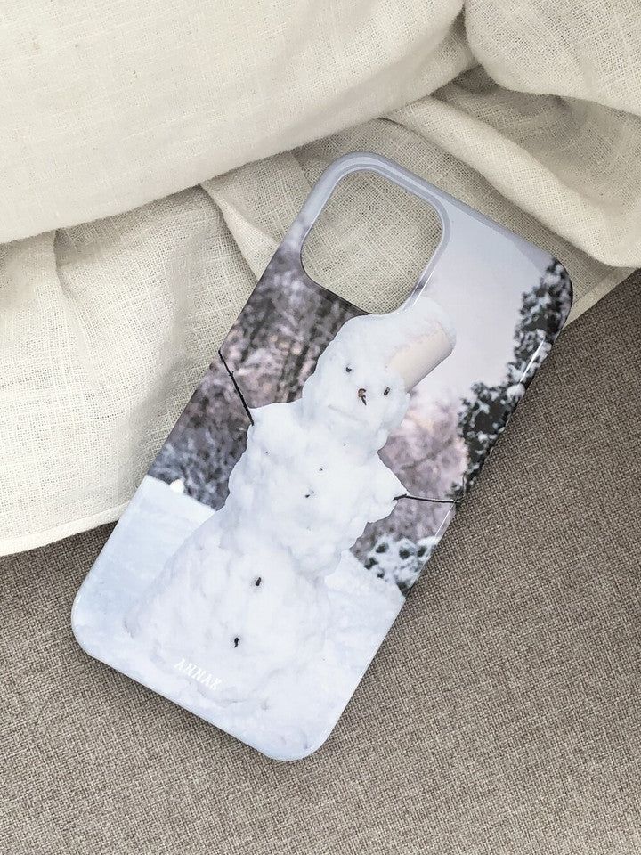 [pink goofy snowman hard case]