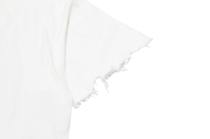 damage cutting t-shirt (white)