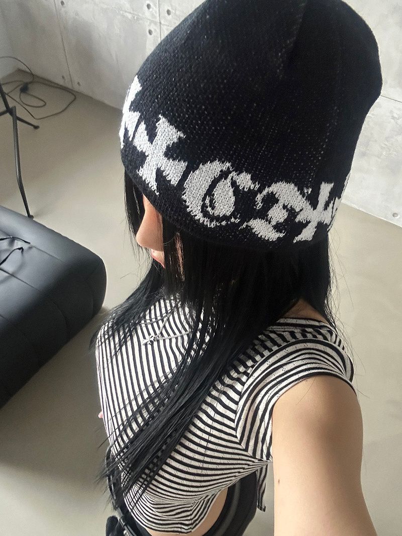 [UNISEX] サマーレタリングクロスビーニー