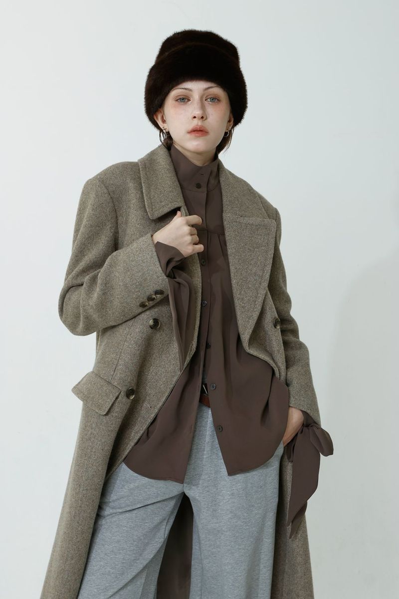 Loventina（ラヴェンティナ）の「BOHEM KNOT BLOUSE_BROWN（Tops）」
