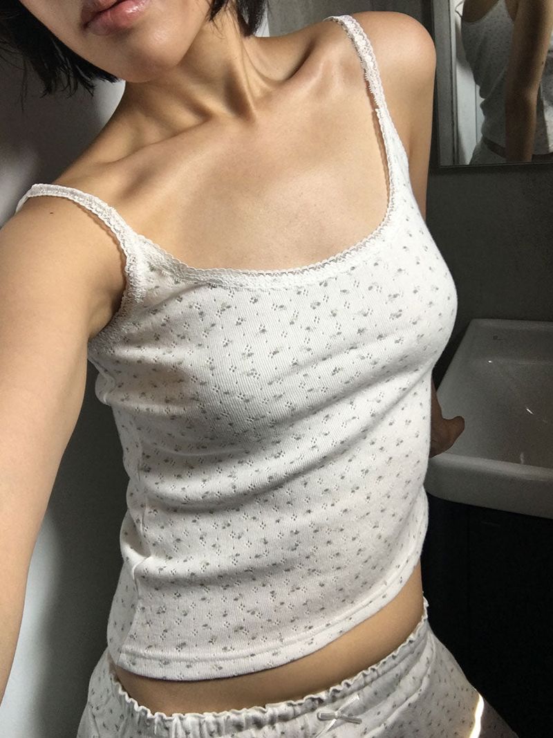 POINTEL LACE SLEEVELESS