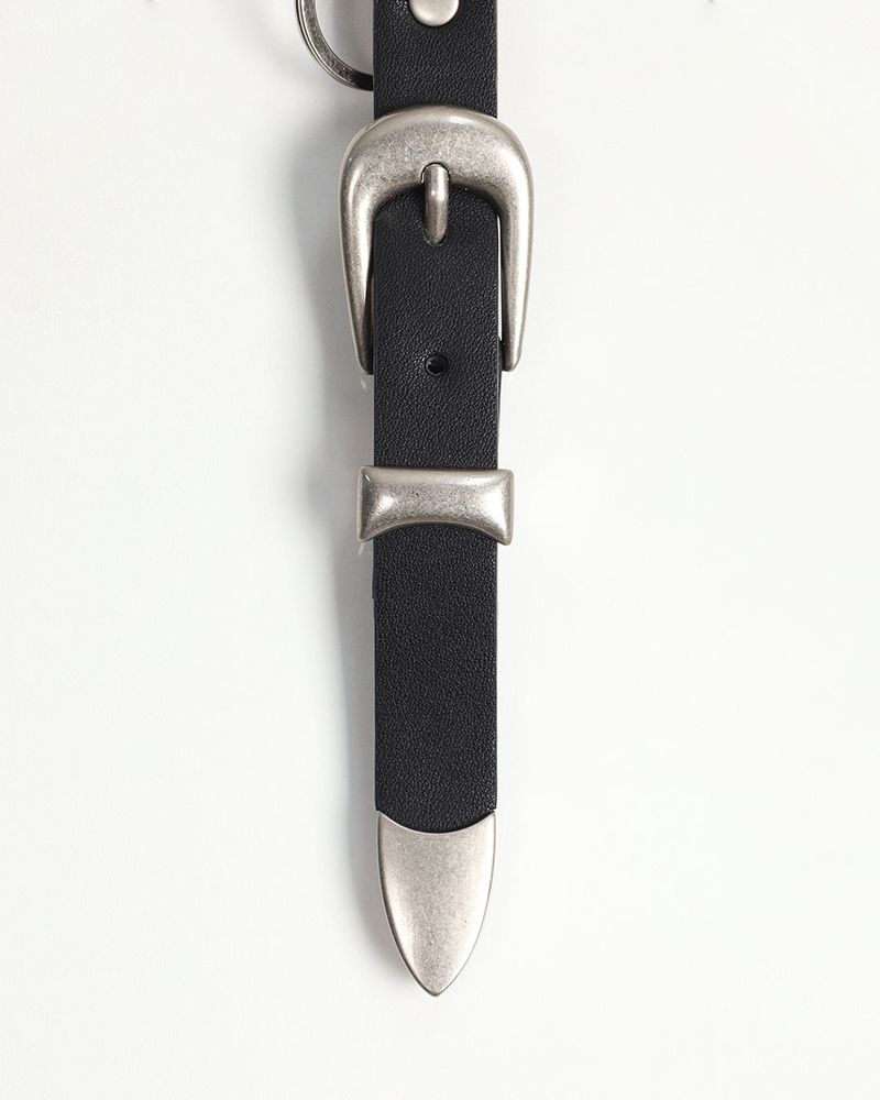 Leather Belt Keyring