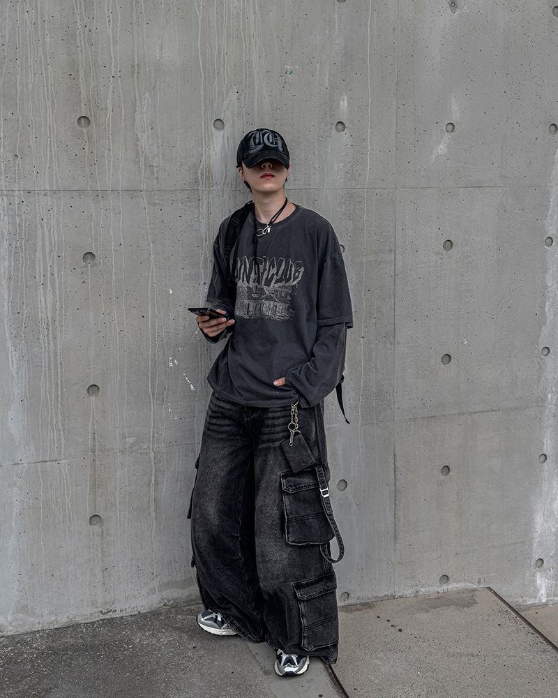 County Layered Long Sleeve T-shirt