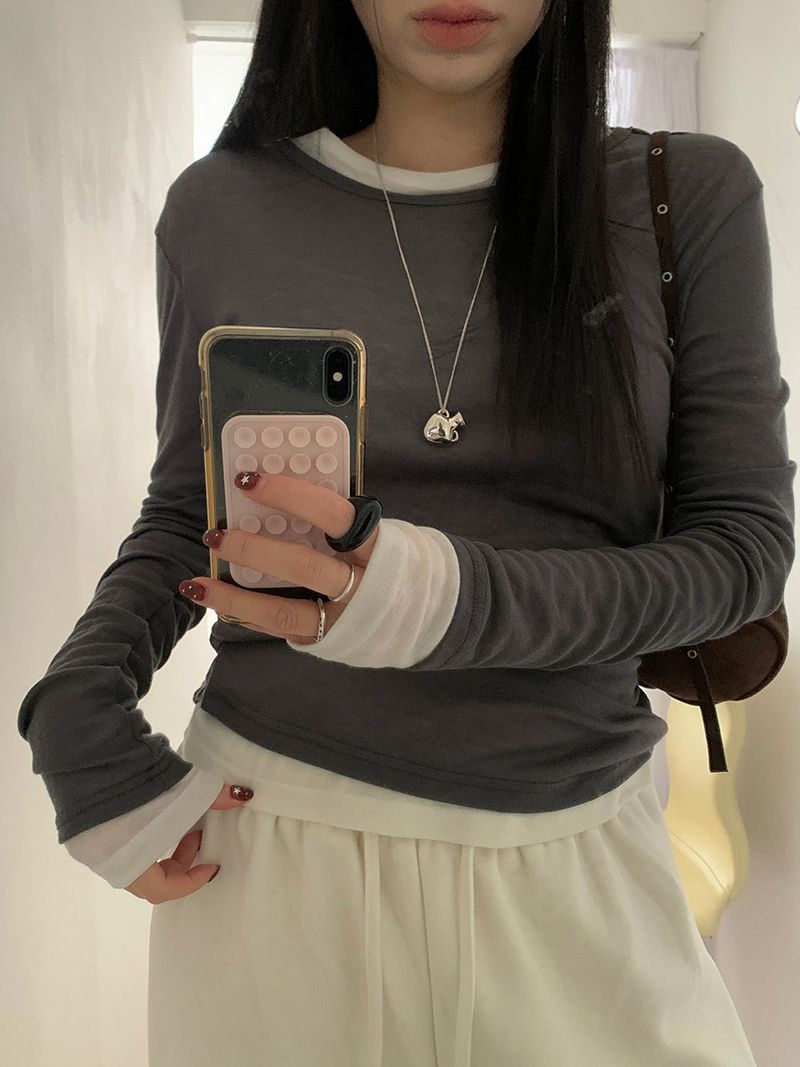 [MADE] Fodit Wool Tencel Layered Tee