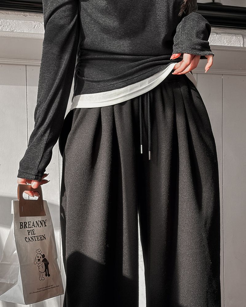 Linton pintuck banding pants