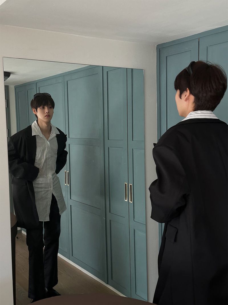 ASCLO Power Shoulder Blazer (3color)