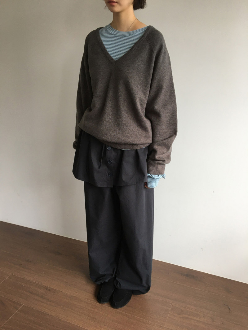 Encore Wool V-neck Knit (5color)