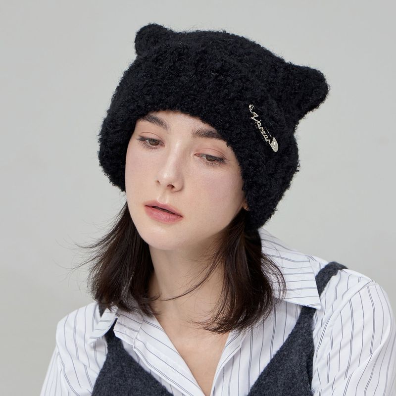 VARZAR Safety Pin Square Beanie / Black