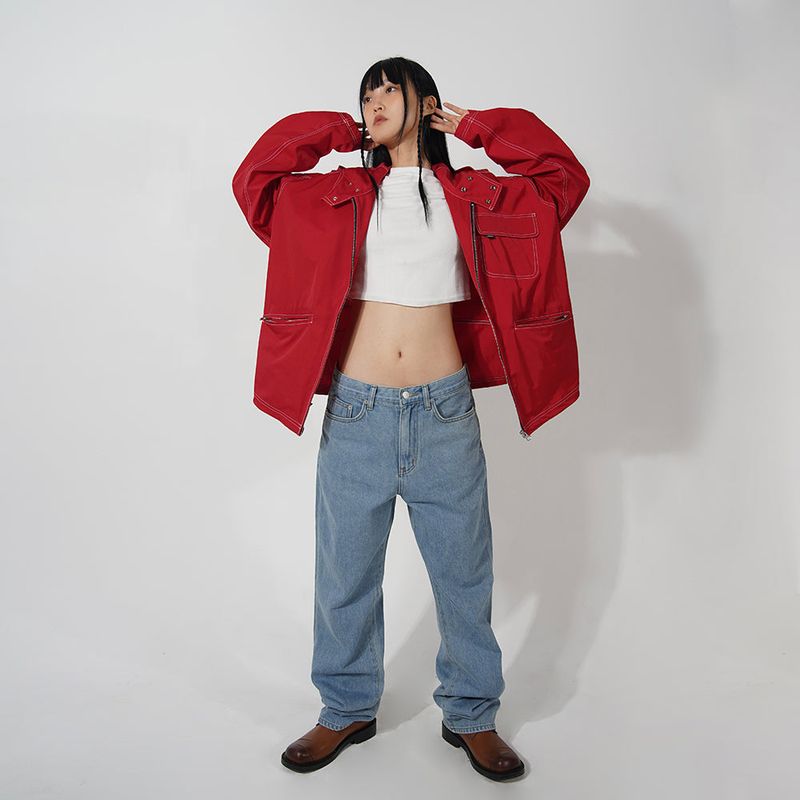 AA OVERLAP LOOSE FIT DENIM (light blue!)