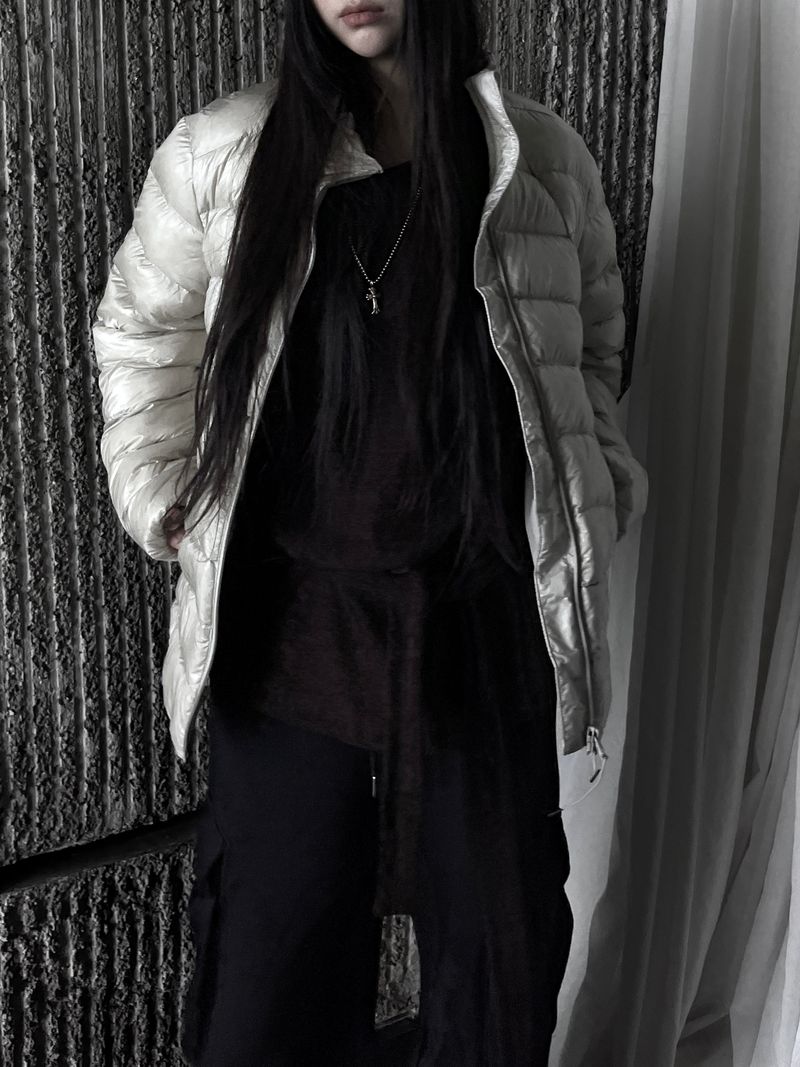 [unisex] aro duck down light puffer (2color)