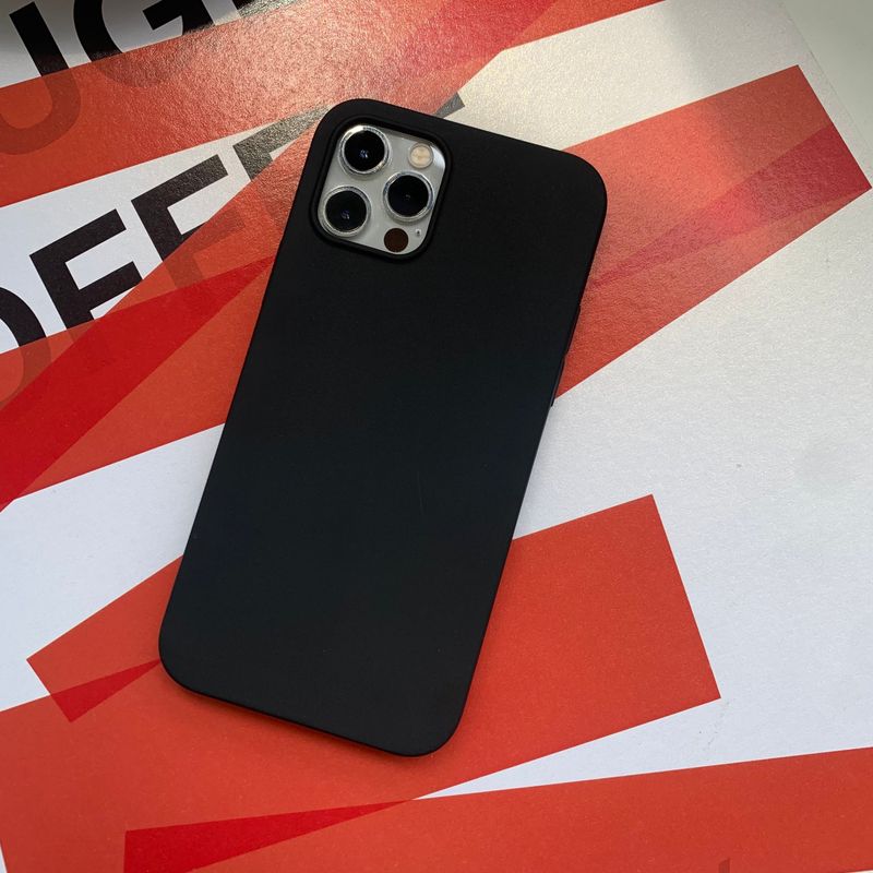 withsome（ウィズサム）の「マット-ブラックTPUベーシックフォンケース（スマホグッズ/小物）」