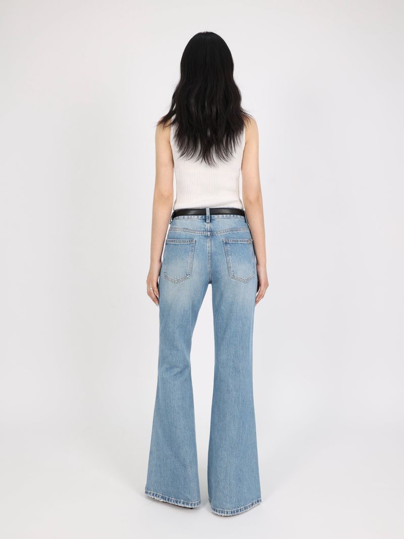 MID-WAISTLINE FLARE DENIM code 26209