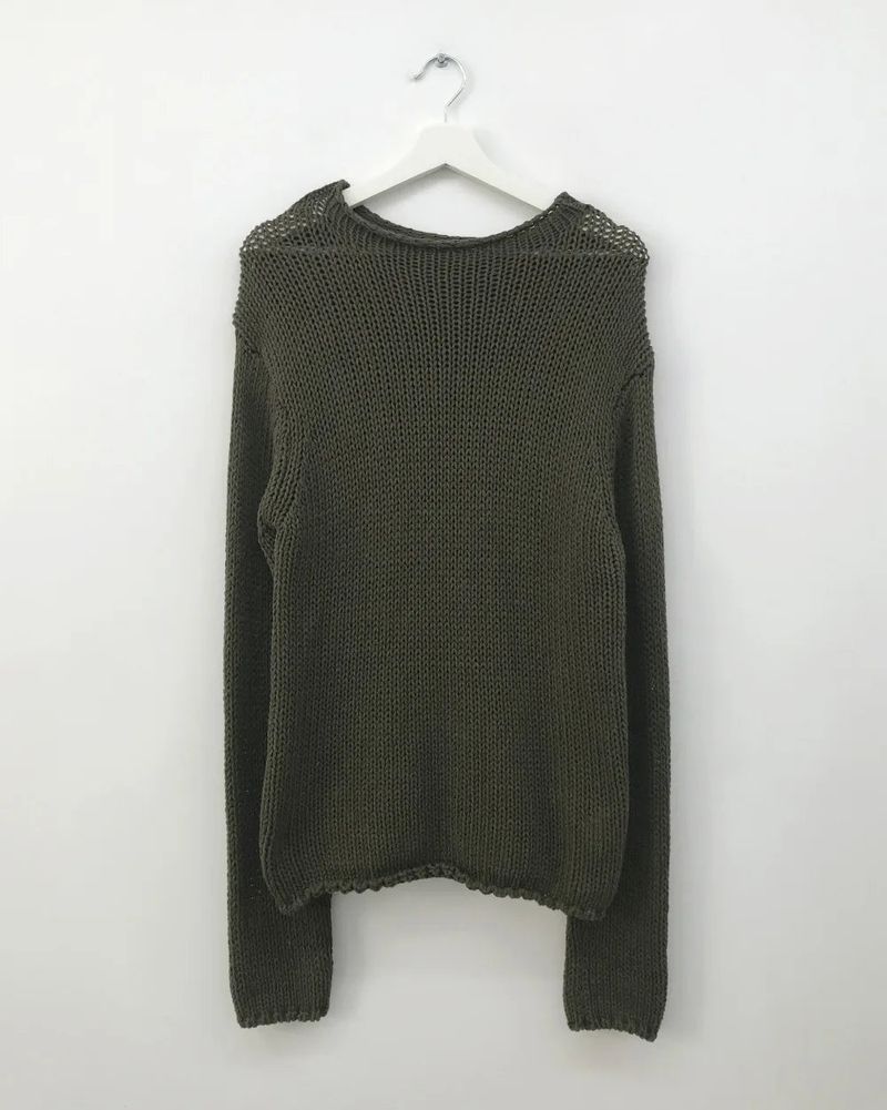 Rolled Neck Russly Knit (4color)