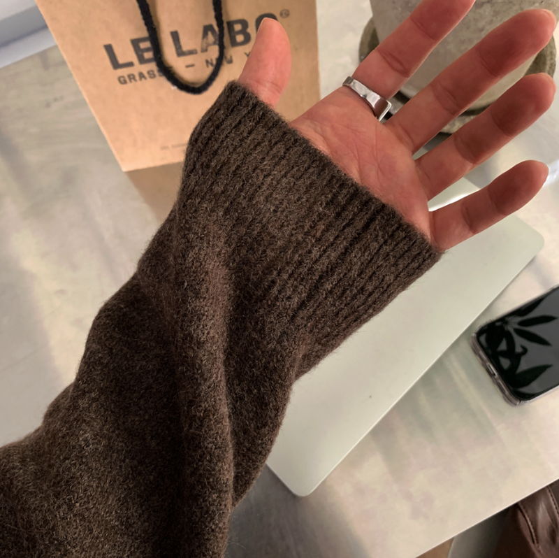 Belif Basic Henry Neck Overfit Knit