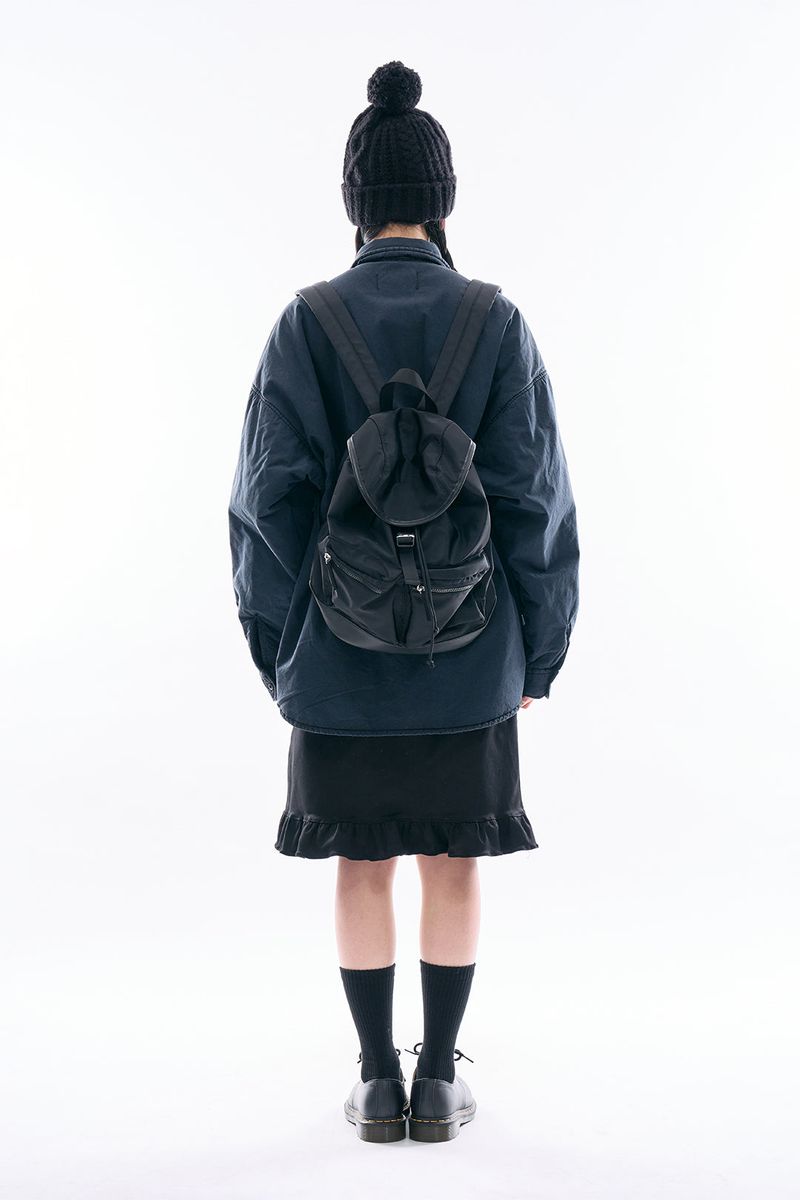 Eric fade washed padded shirt