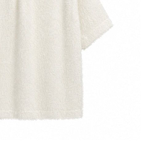 Robin Hairy Collared Short Sleeve Cardigan