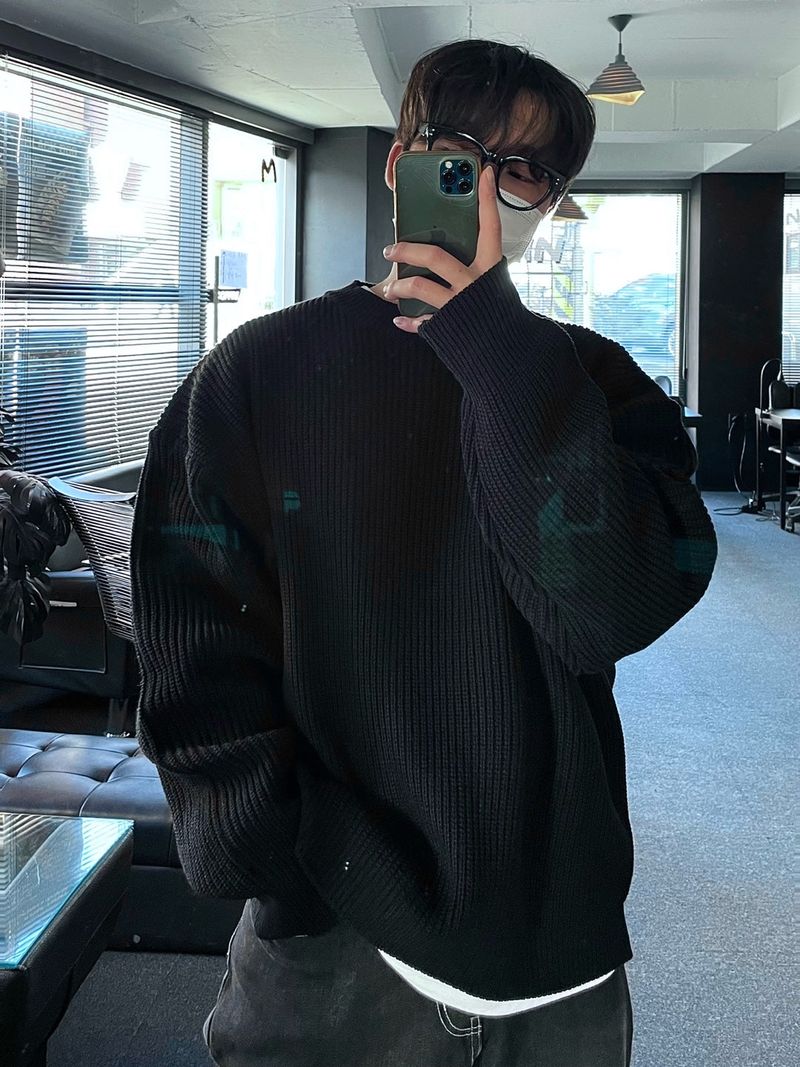CLO WARMER ROUND KNIT(4COLOR)