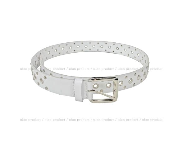 ULAN（ユレン）の「35mm Real Cowhide Eyelet Belt（Fashion Accessories）」