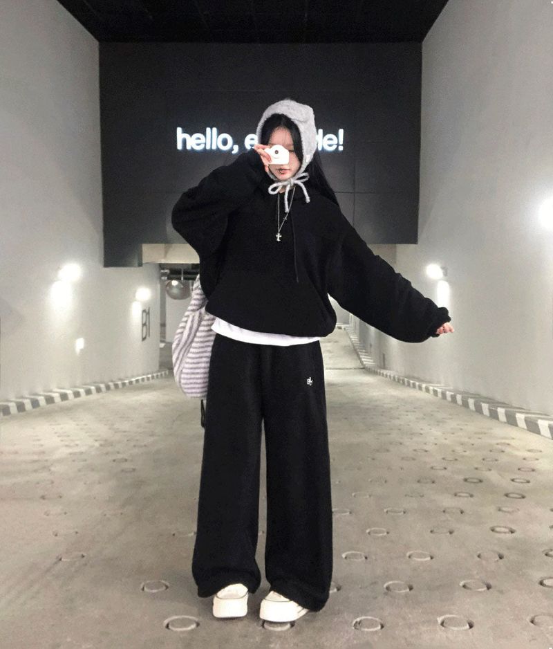 [BELLIDE MADE] fleece wide training setup