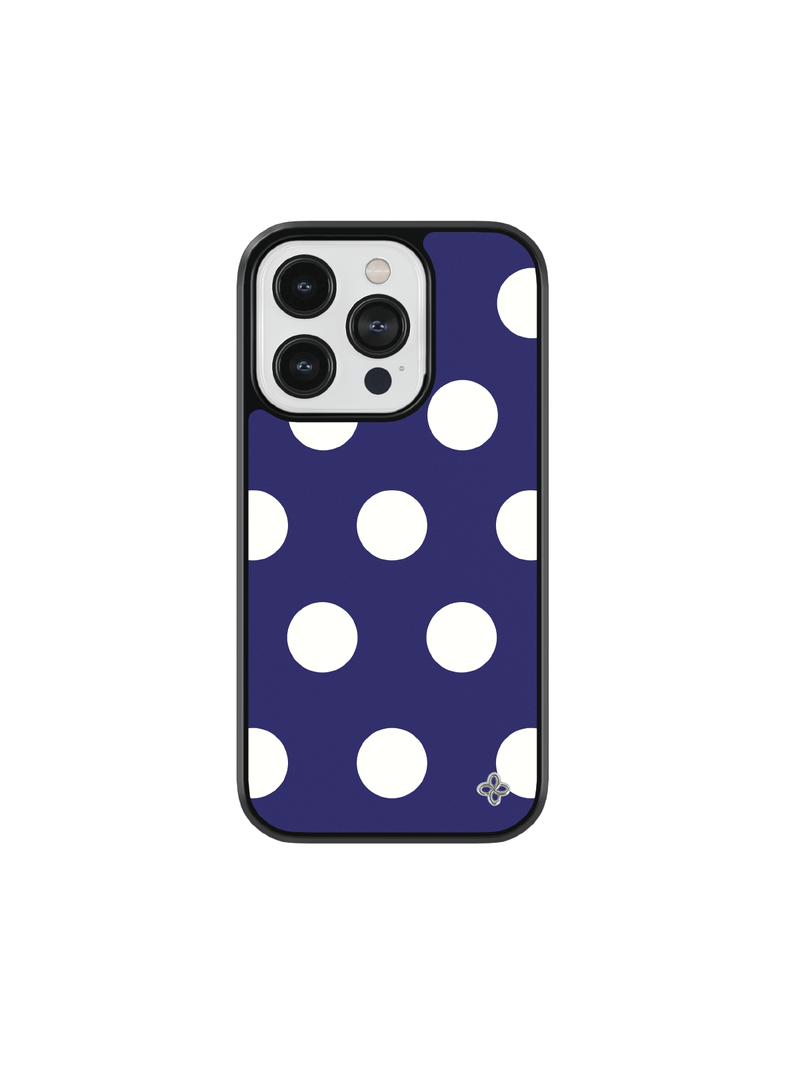 [Glass] Big White Dot Case