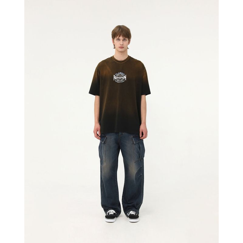 DEEP BLUE CARGO DEMIM PANTS