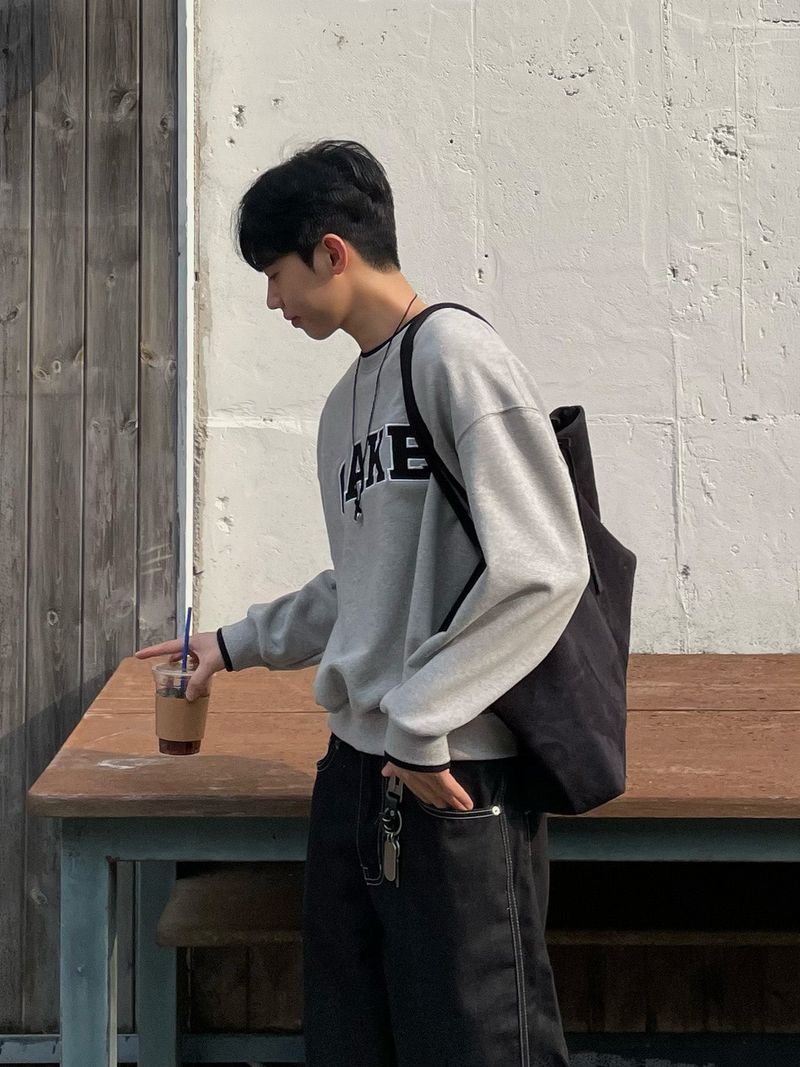 sweet cake color-block sweatshirt (3colors)