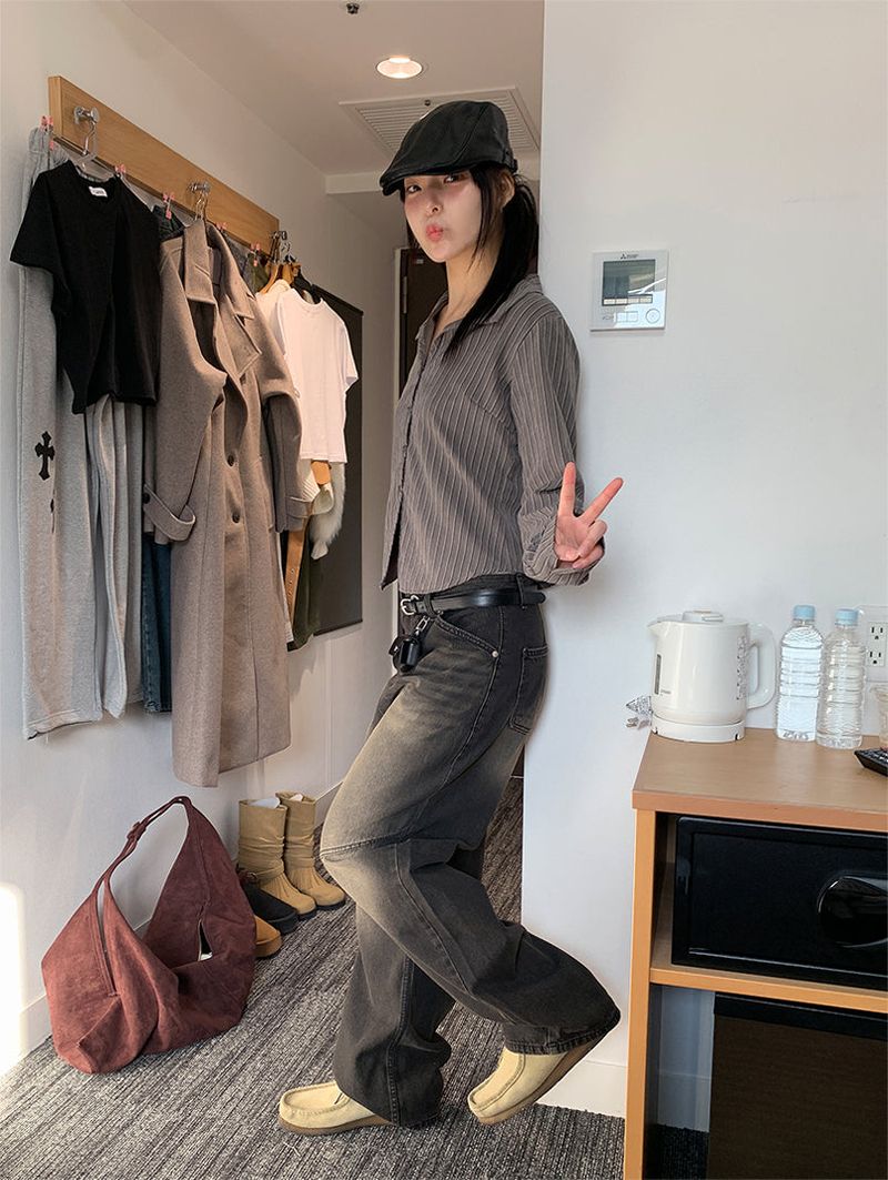 BIAS WIDE JEANS (2C)