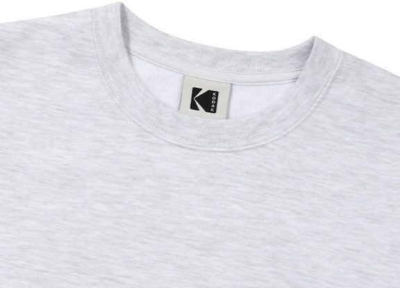 MONOGRAM REGULAR SWEATSHIRT【WHITE MELANGE GREY】
