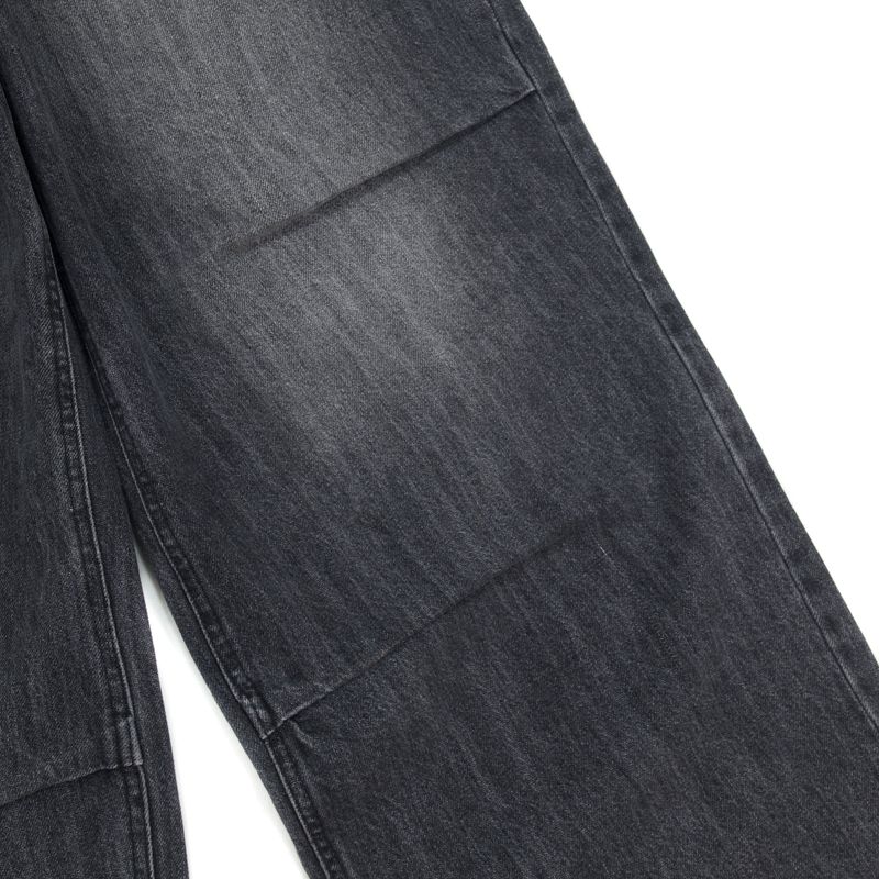 Low Snap Balloon Denim Pants (2 Colors)