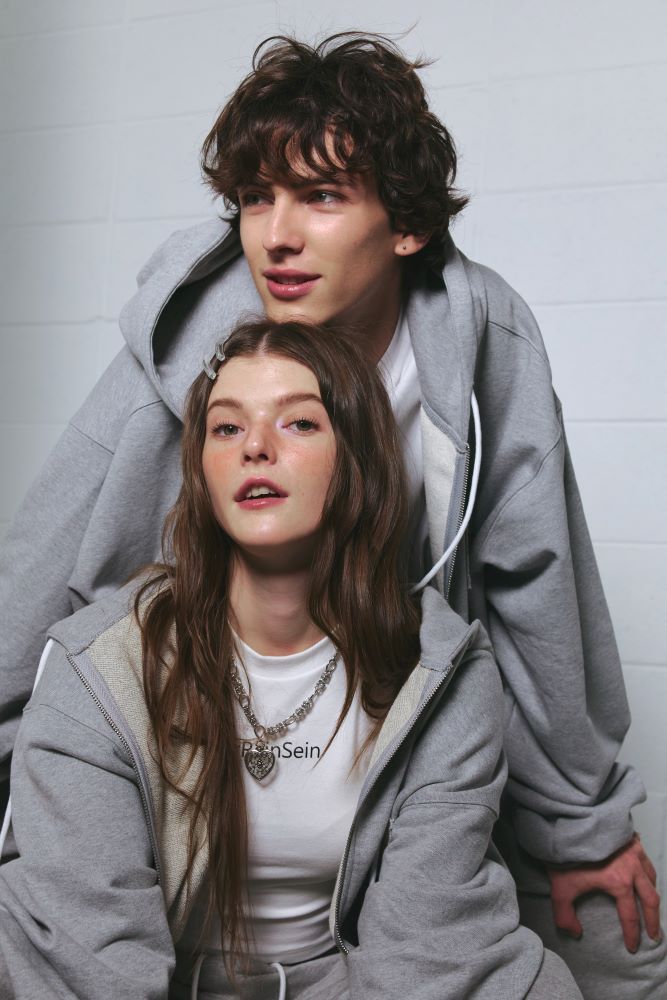 P:ReinSein（レインセイン）の「Spray patch hoodie zip-up（Tops）」