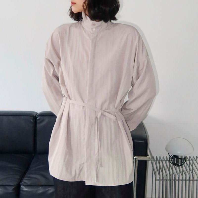 String High Neck Shirt -3colors