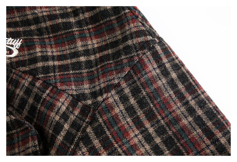 Modern Check Half-Neck Jacket 232903193