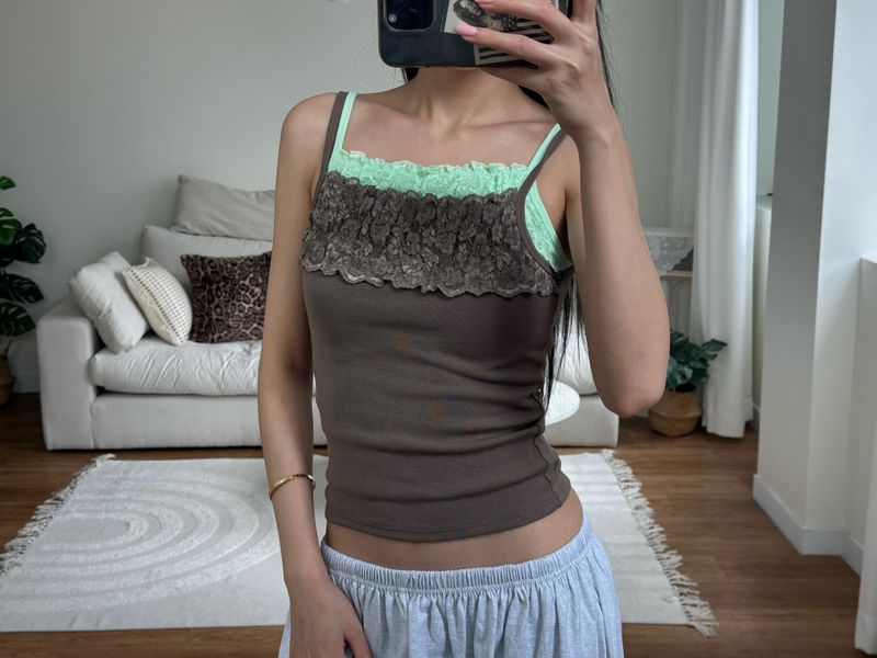 candy lace cami