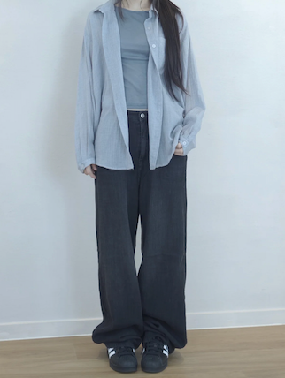 black wide pants