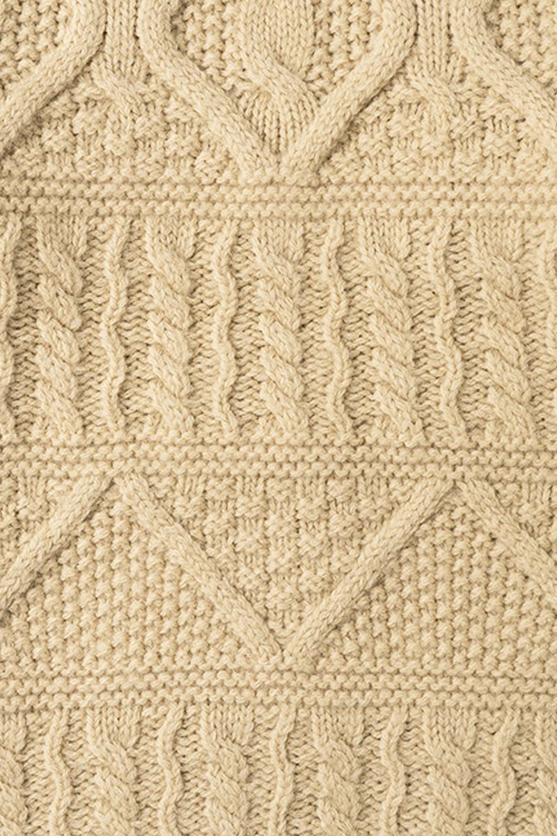 Carol cable knit_beige
