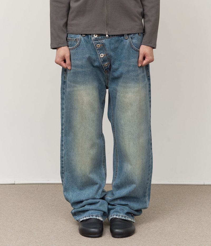 HIFIFNK（ハイファイファンク）の「Slom Slash Button Denim（Pants）」