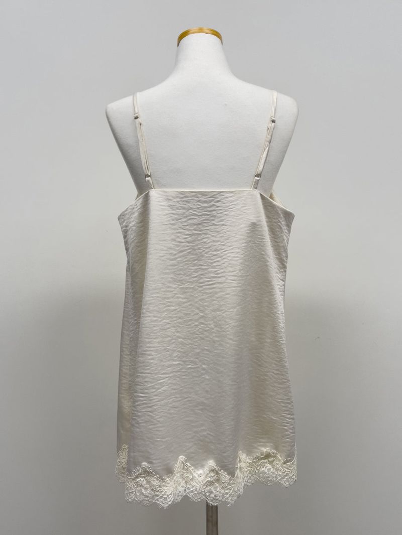 Satin bustier mini one piece