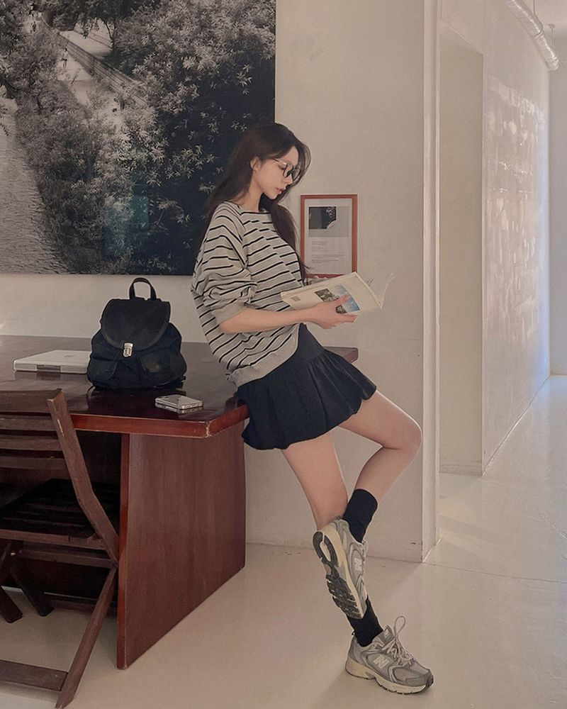 Oren striped sweatshirt