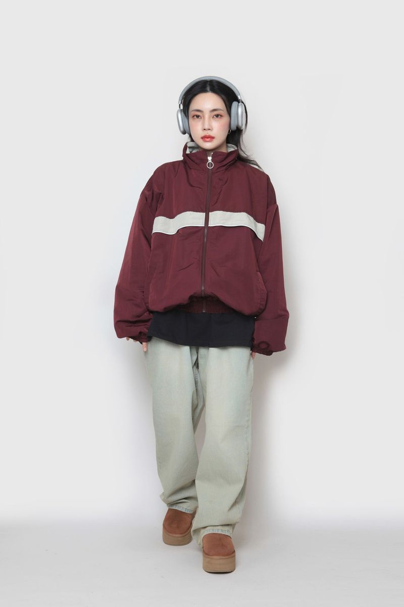 keyring wide denim pants