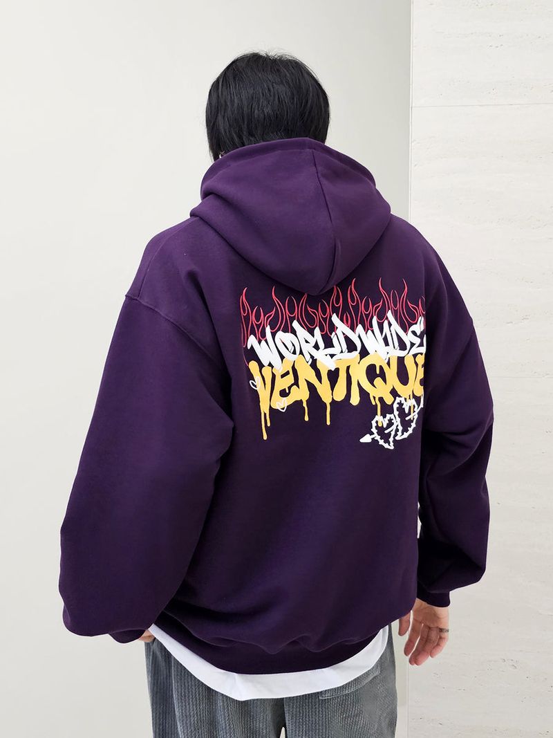 VENTIQUE Graffiti hoodie 3color